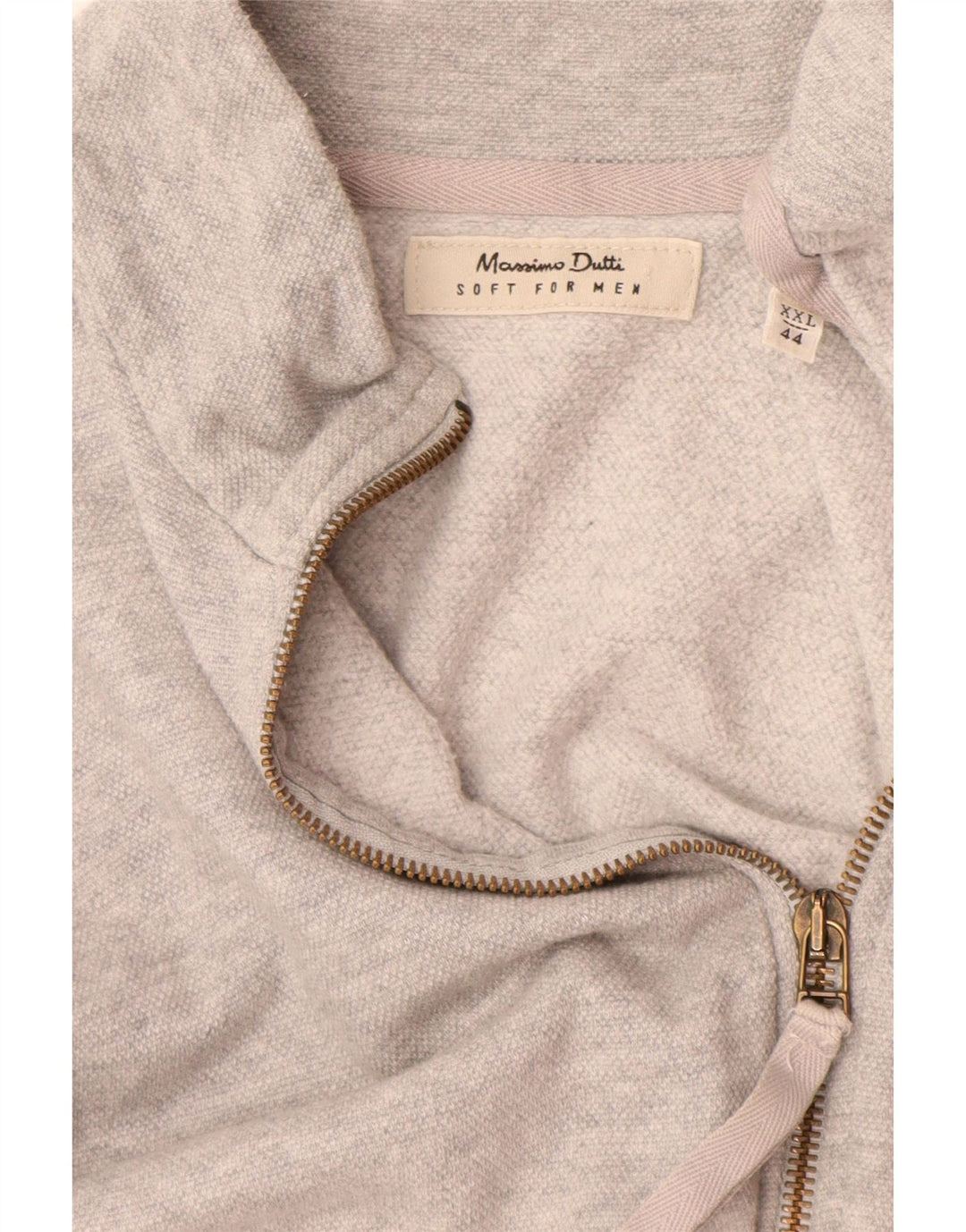 Мужская спортивная куртка Massimo Dutti 2XL серая в крапинку