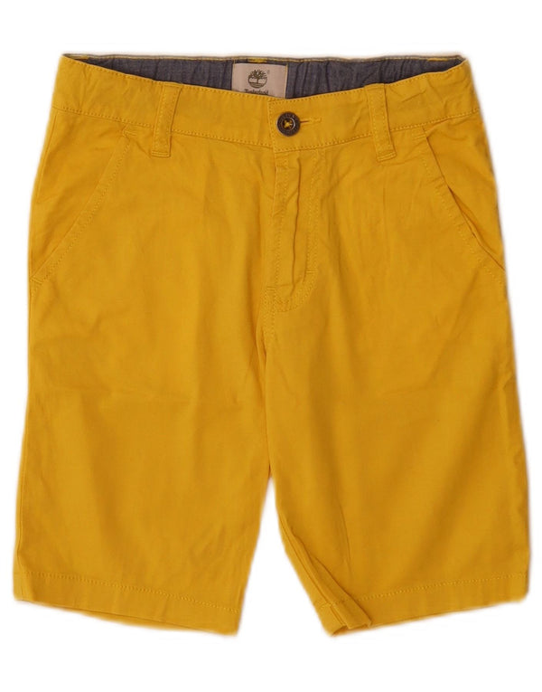 Шорты-чиносы Timberland для мальчиков 7-8 лет W22, желтые хлопковые