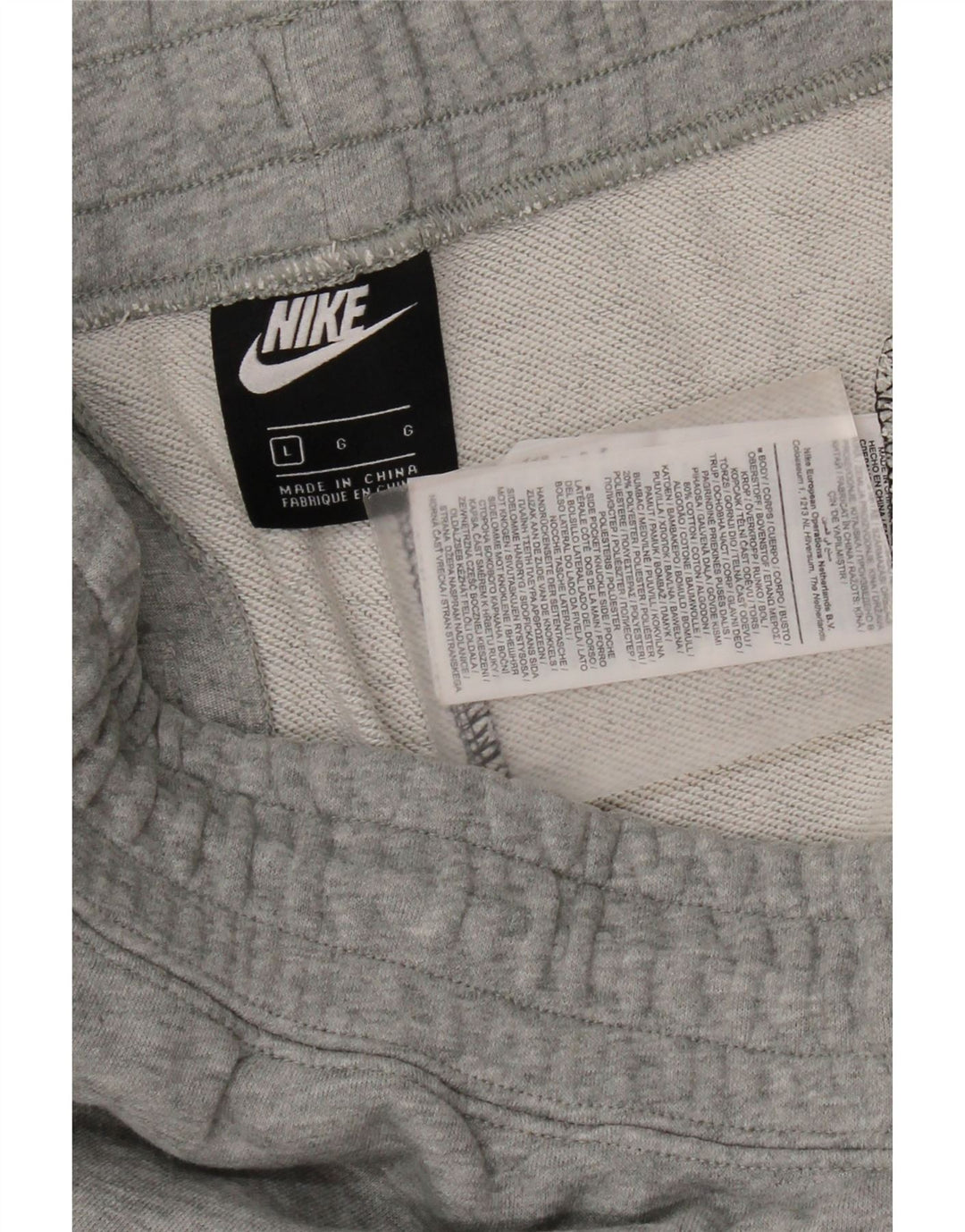 Мужские спортивные шорты Nike, большие черные хлопковые шорты с цветными блоками