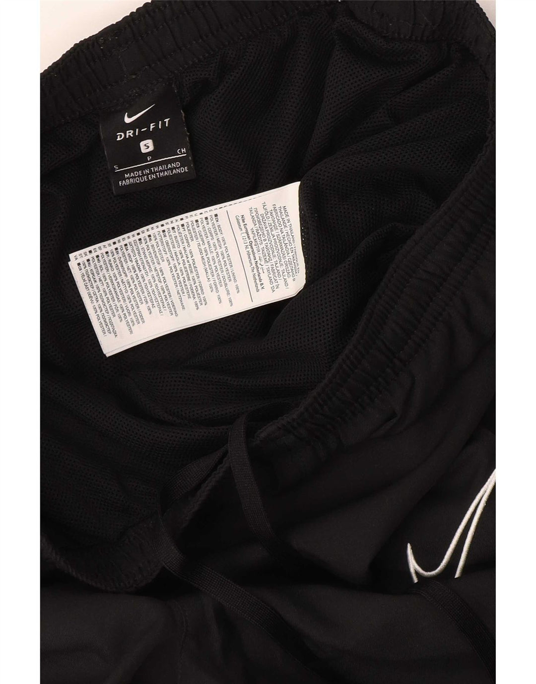 Мужские спортивные брюки Nike Dri Fit, брюки для бега, маленький черный полиэстер