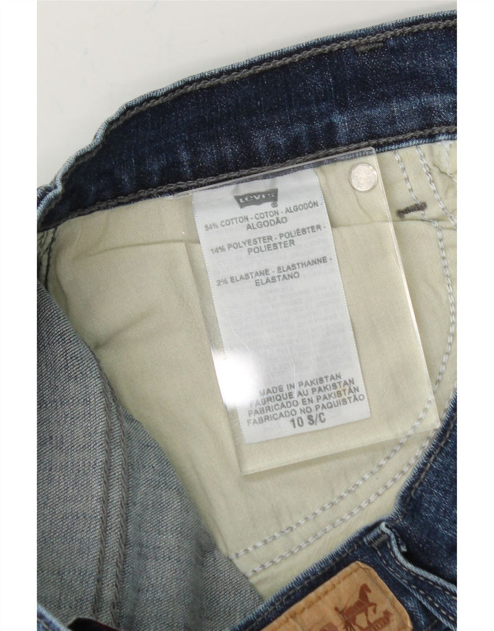 LEVI'S Womens 512 Bootcut Jeans US 10 Large W30 L25 Navy Blue Vintage Levi's and Second-Hand Levi's from Messina Hembry 