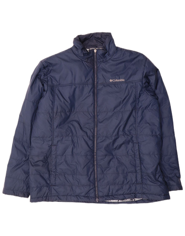 Мужская теплая куртка Columbia UK 44 2XL темно-синяя, полиэстер