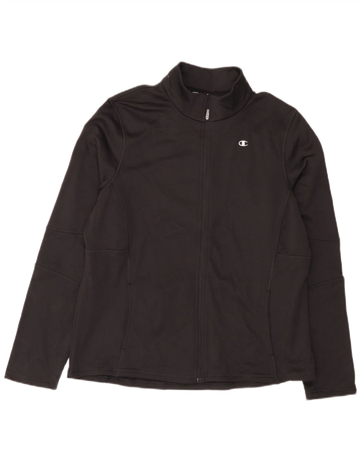 Женский спортивный костюм Champion, верхняя куртка UK 18 XL, черный полиэстер
