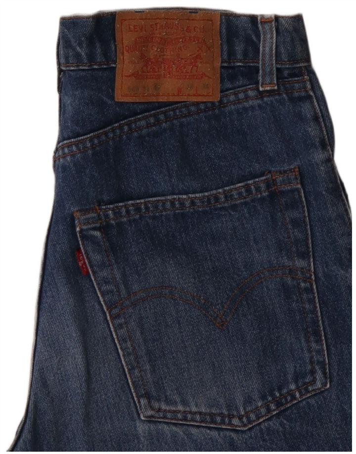 Мужские джинсовые шорты LEVI'S W34, большие синие, хлопок
