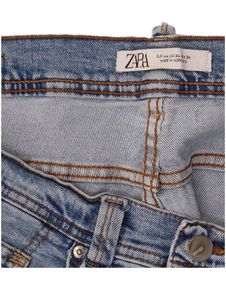 Мужские джинсы Zara Slim EU 44, большие W34 L30, синие