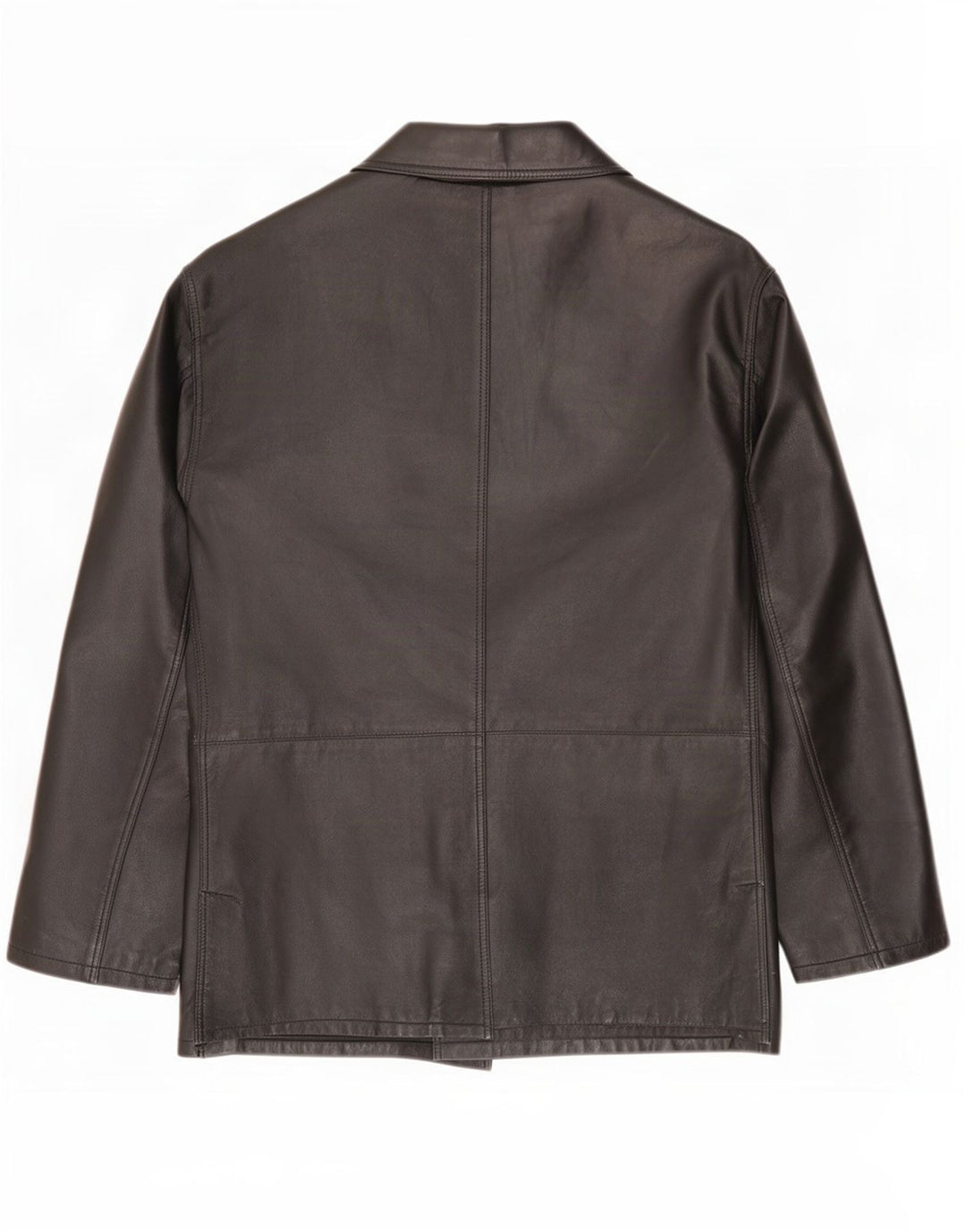Morelli Мужское Кожаное Пальто IT 56 3XL Черный