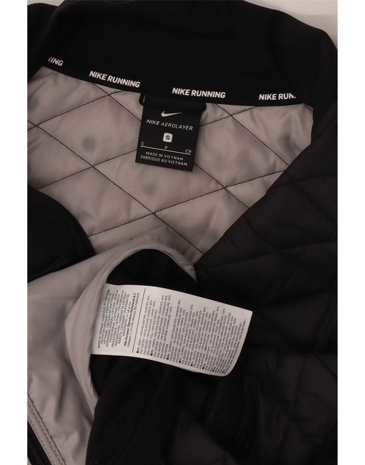Женский спортивный костюм с подкладкой для бега Nike UK 10, маленький черный полиэстер