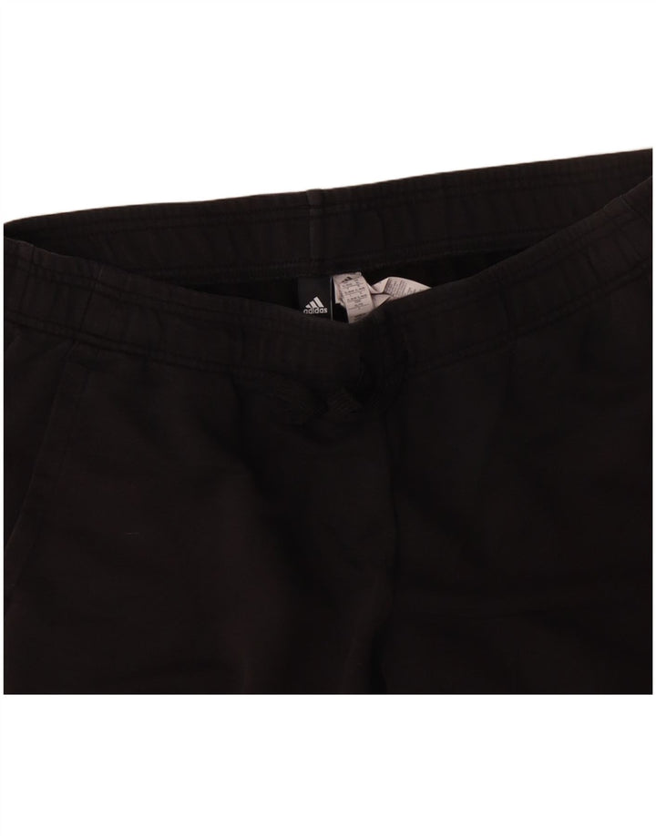 Женские спортивные брюки ADIDAS с графическим рисунком, джоггеры, Великобритания, 20/22 XL, черный хлопок