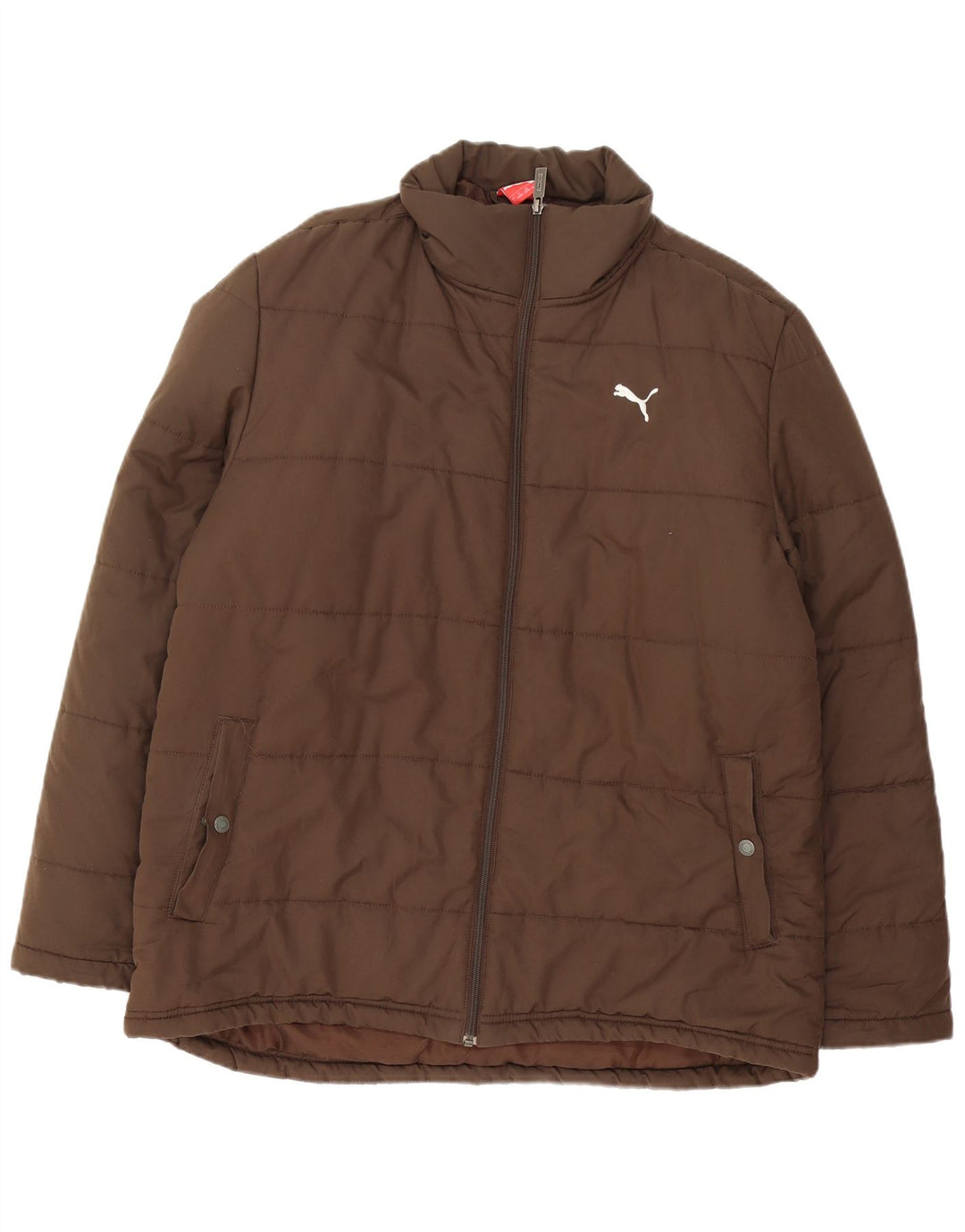 Мужская стеганая куртка Puma UK 40, большая коричневая
