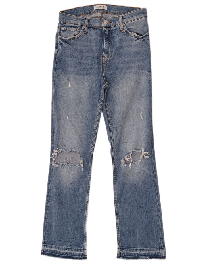 Женские джинсы Zara Bootcut EU 36 XS W26 L27 синие