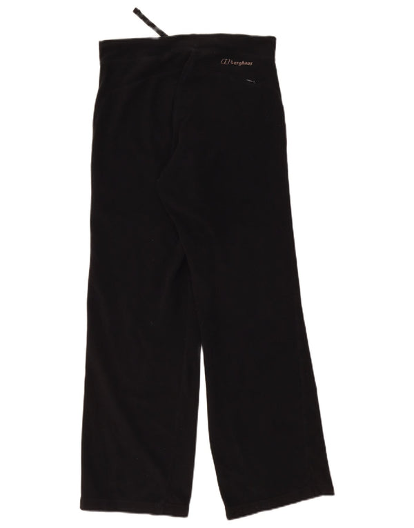 Berghaus Womens Fleece Tracksuit Trousers UK 8 Small Black Polyester