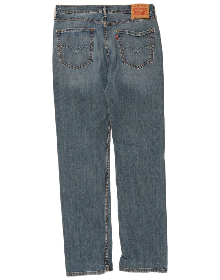 Мужские прямые джинсы Levi's 514 W34 L34 синие, хлопок