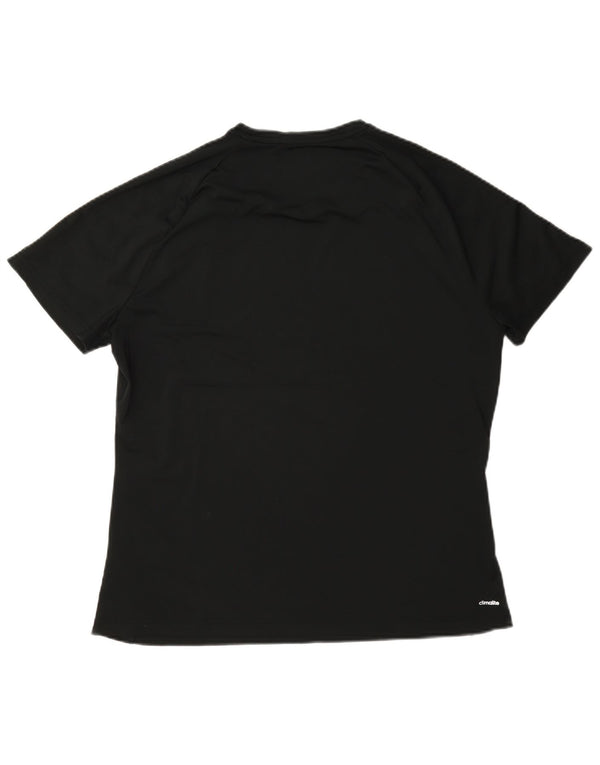 Женская футболка Adidas Climalite Top UK 20/22 XL, черный полиэстер