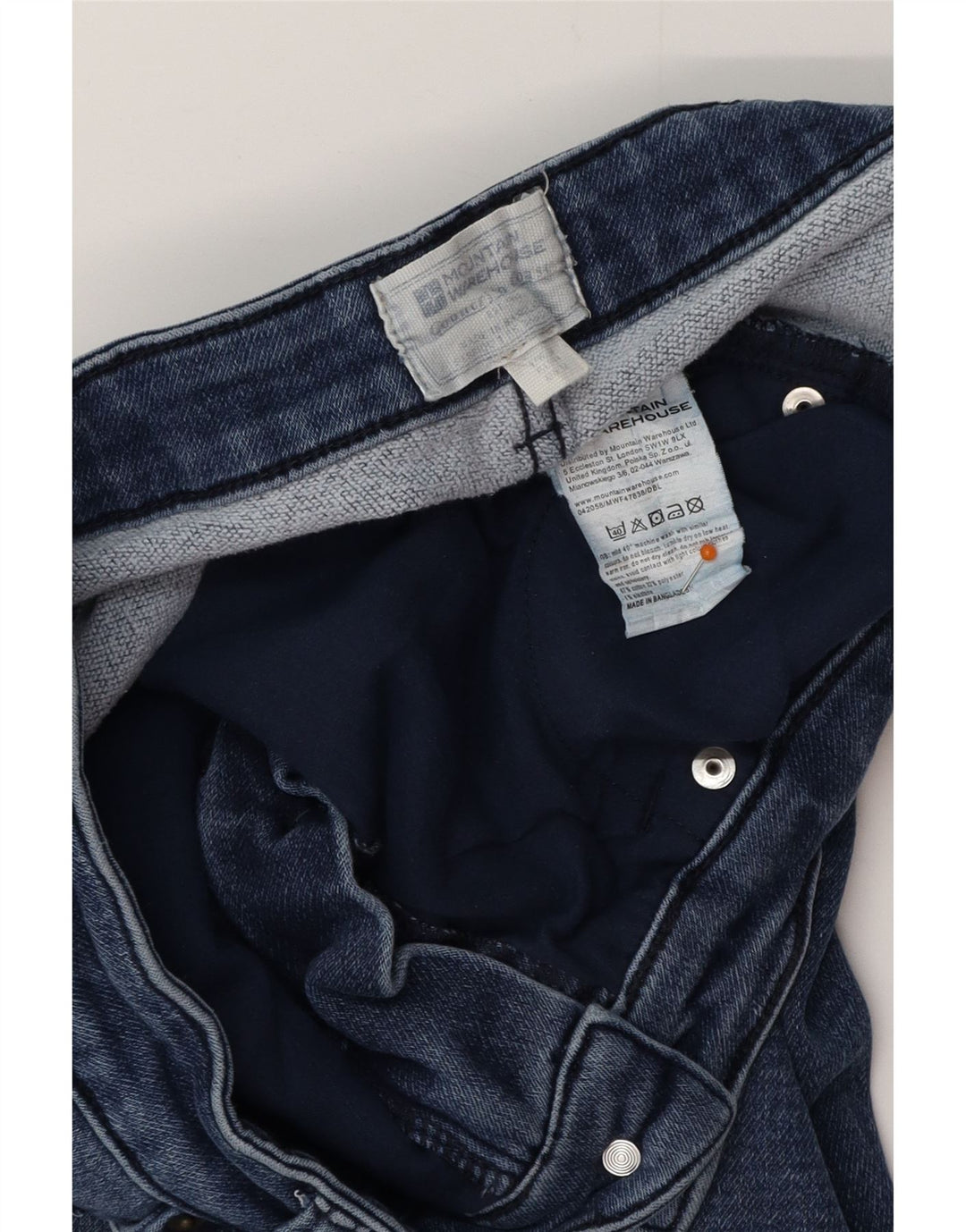 MOUNTAIN WAREHOUSE Женские узкие джинсы UK 16, большие размеры W32 L30, синий хлопок