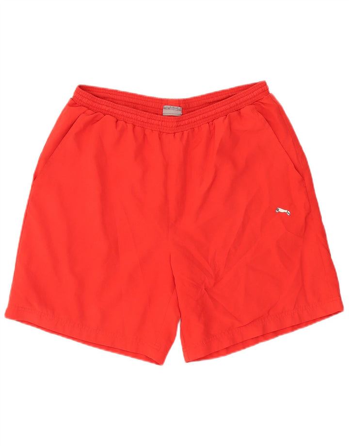 Мужские спортивные шорты Puma с рисунком, большие красные, полиэстер