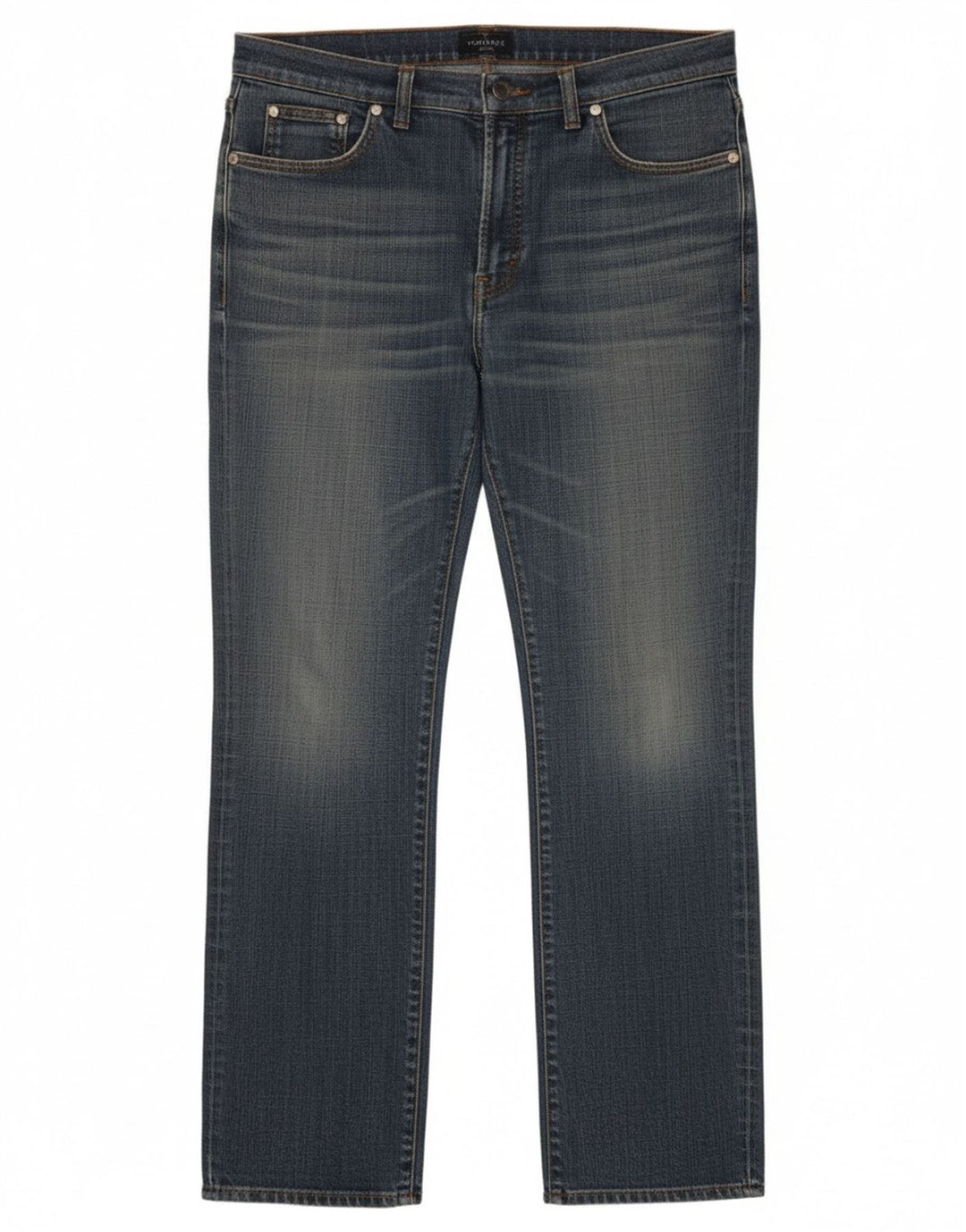 Женские прямые джинсы Trussardi W30 L32 синие, хлопок