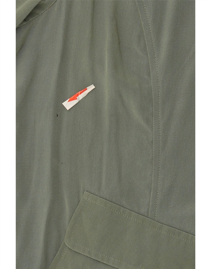 Женская рубашка-блузка Cherie IT 46, большая, зеленая, шелковая