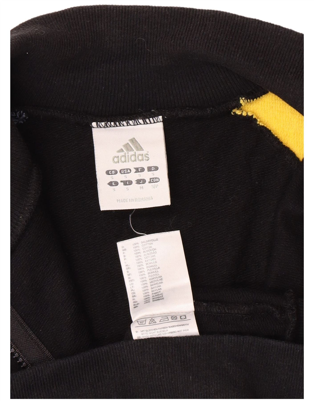 Мужской спортивный костюм Adidas с графическим рисунком, верхняя куртка, маленький черный хлопок с цветными блоками