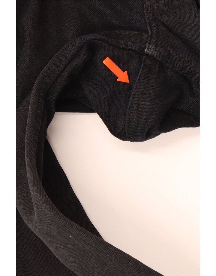 Мужские прямые джинсы LEVI'S 501 W34 L36, черный хлопок