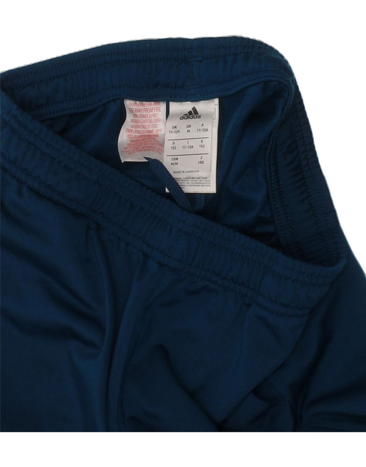 ADIDAS Boys Juventus Tracksuit Trousers 11-12 Years  Blue Polyester Vintage Adidas and Second-Hand Adidas from Messina Hembry 