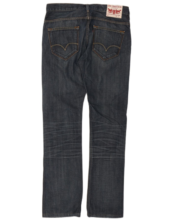Мужские прямые джинсы Levi's W33 L34 темно-синие, хлопок