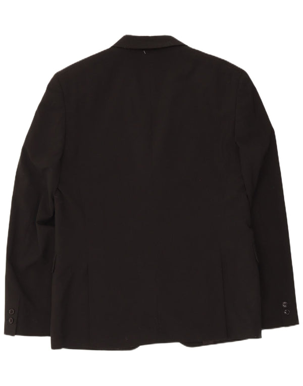 Мужской пиджак на двух пуговицах Jack & Jones IT 56 3XL, черный полиэстер
