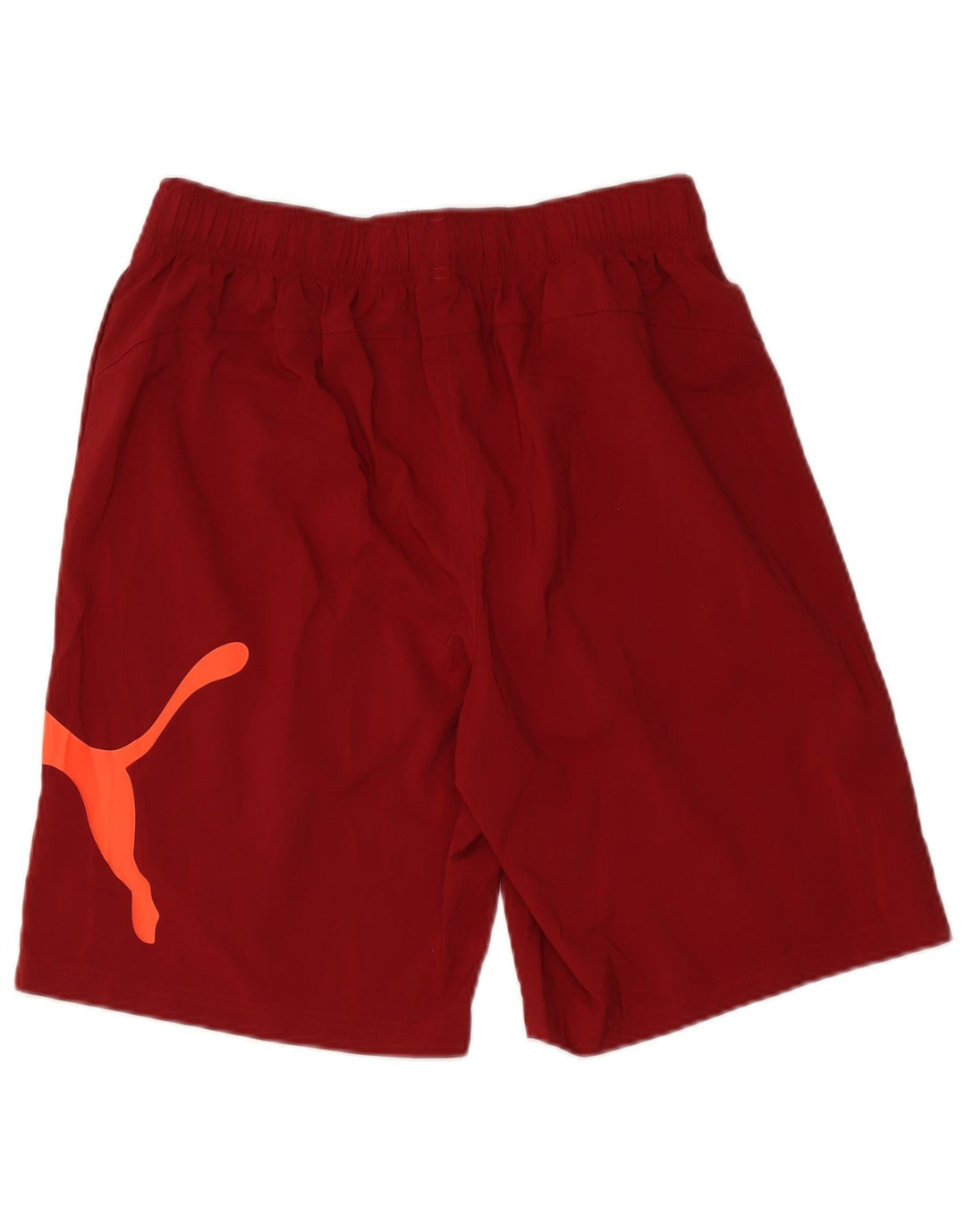 Мужские спортивные шорты Puma с рисунком, большие бордовые, полиэстер