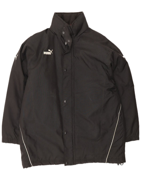 Мужское стеганое пальто Puma UK 40, большой черный полиэстер