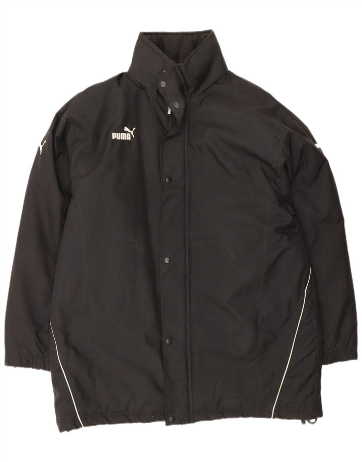 Мужское стеганое пальто Puma UK 40, большой черный полиэстер