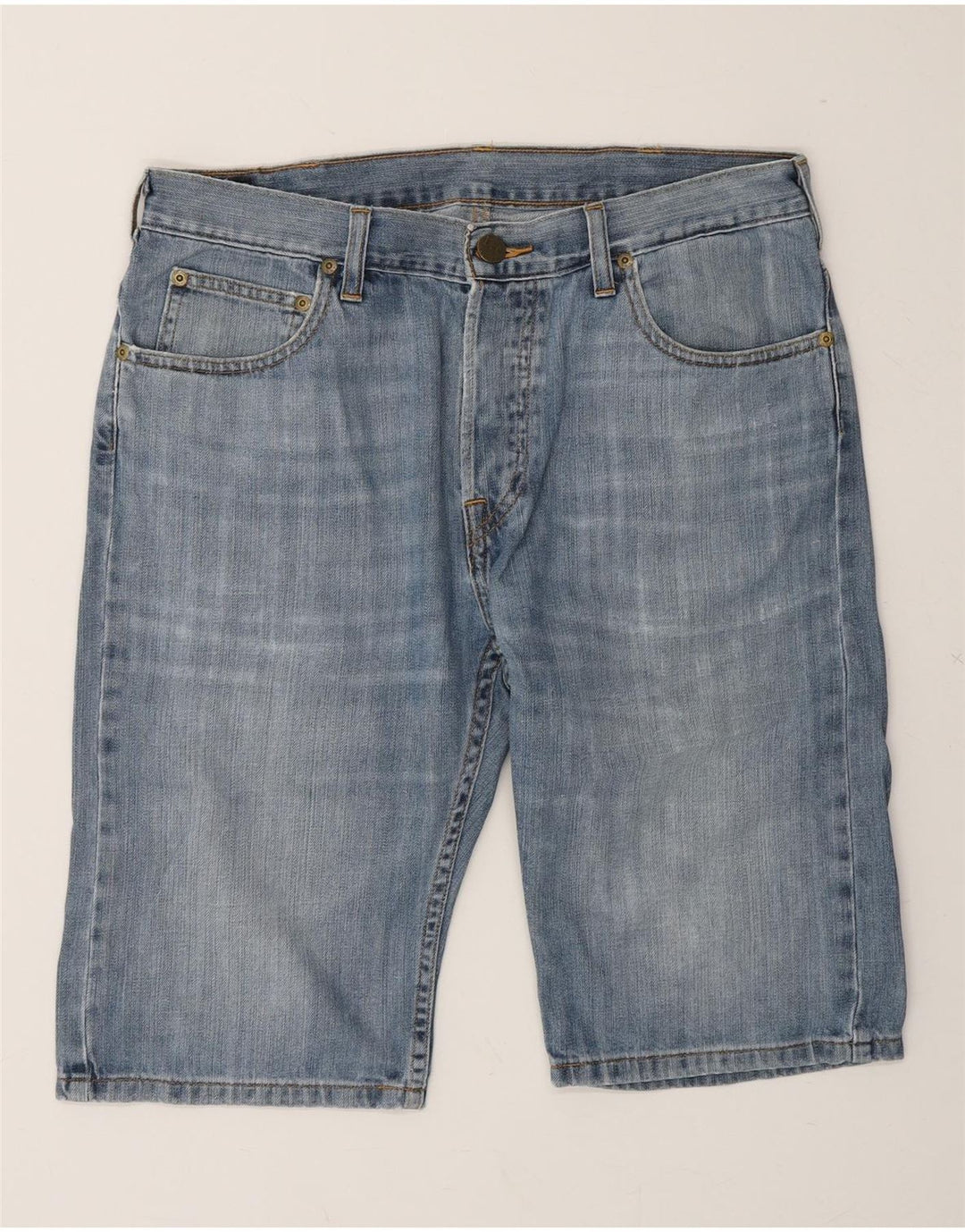 LEE Mens Denim Shorts W32 Medium Blue Vintage Lee and Second-Hand Lee from Messina Hembry 