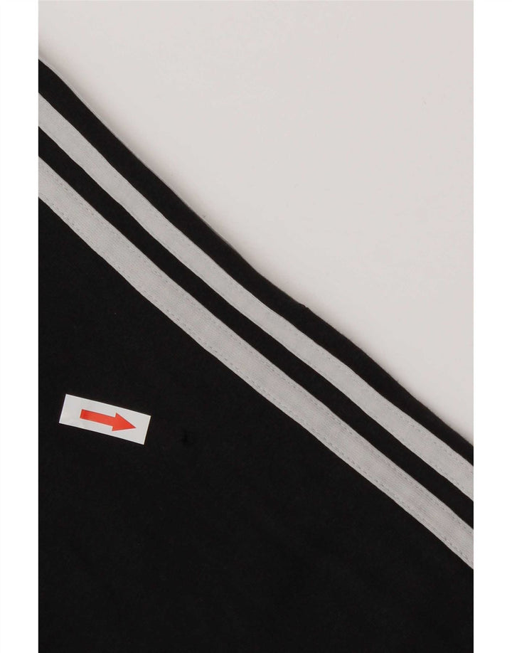Мужской топ Adidas с длинным рукавом, маленький черный хлопок