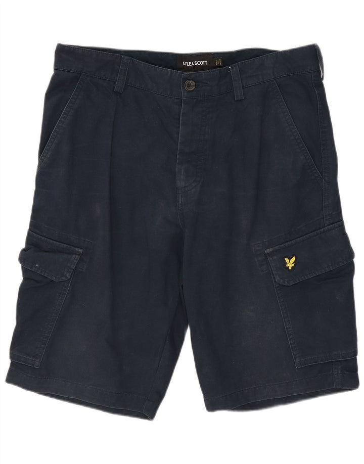 Мужские шорты-карго Lyle & Scott W30, средний темно-синий, хлопок