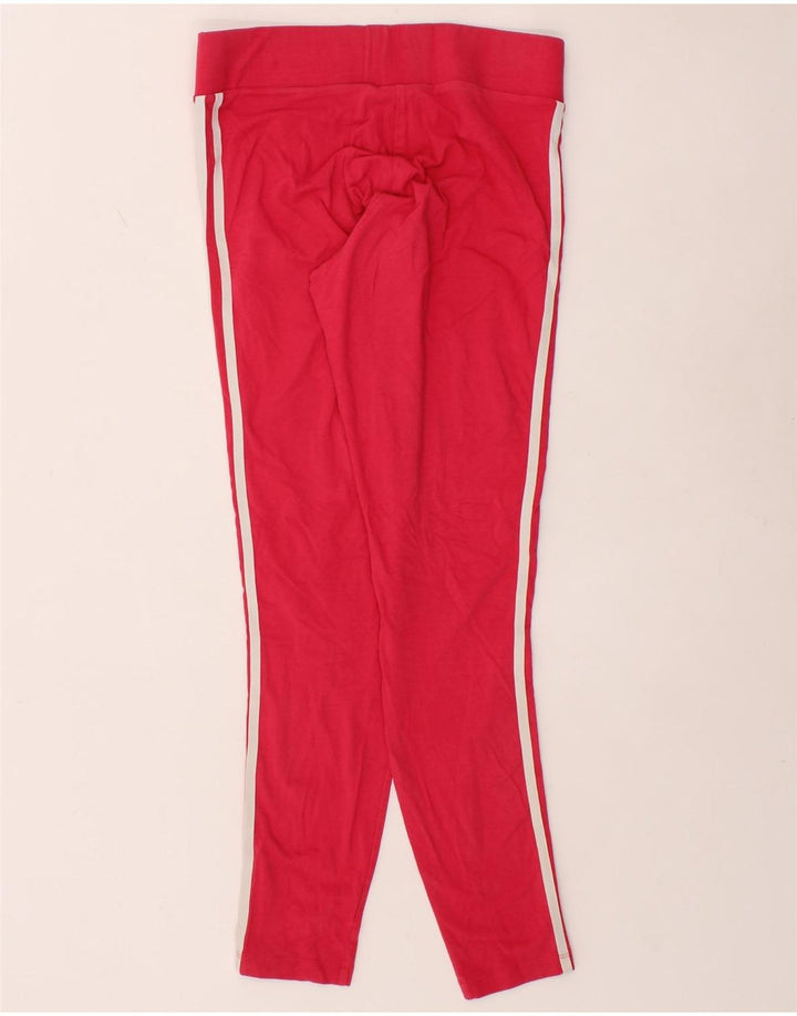 ADIDAS Womens Leggings UK 14 Medium Pink Cotton Vintage Adidas and Second-Hand Adidas from Messina Hembry 