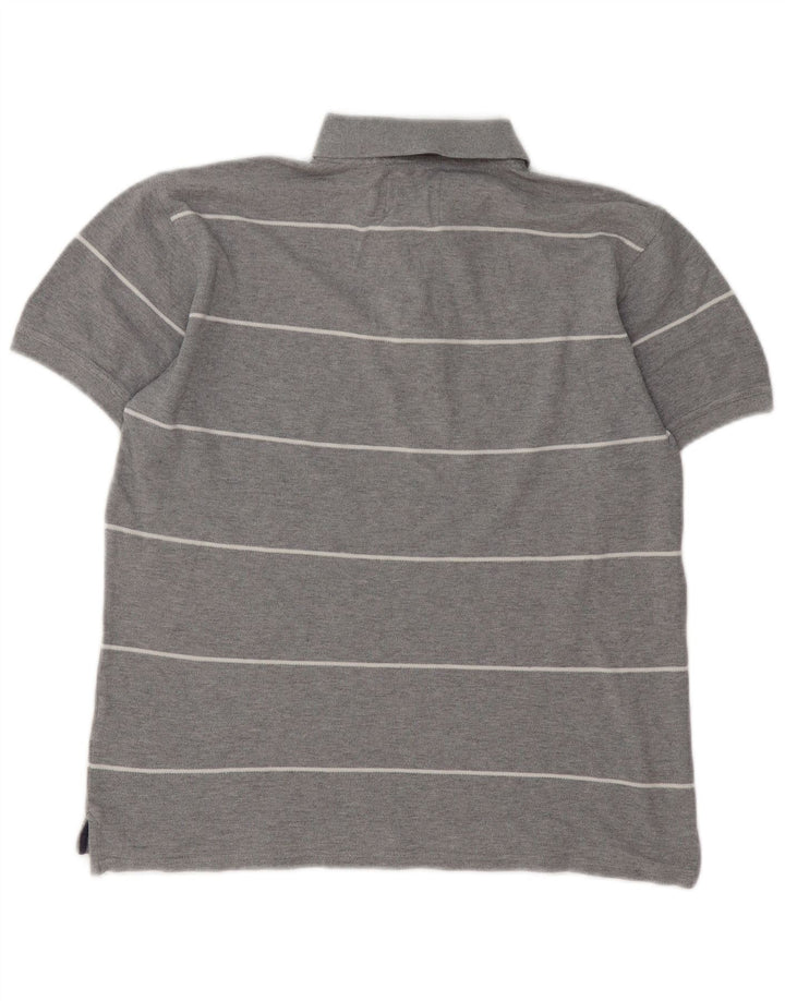 Мужская рубашка-поло Fila XS серая в полоску