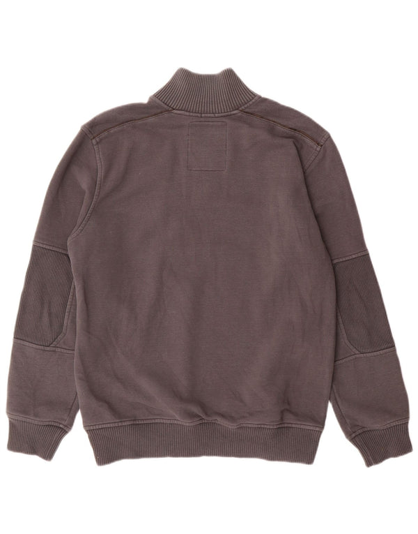 Мужской свитер с воротником на молнии Champion, джемпер среднего серого цвета, хлопок