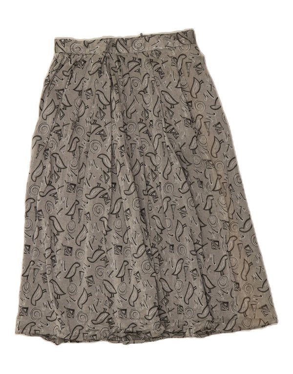 YOUR SIXTH SENSE Womens A-Line Skirt EU 40 Medium W28  Grey Geometric