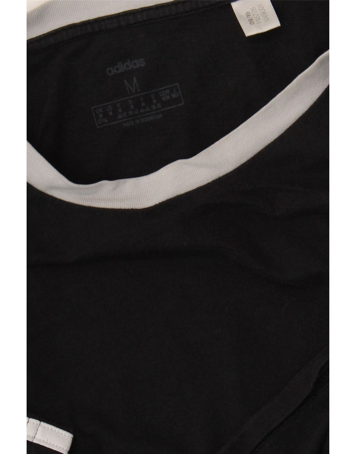 Женская футболка с рисунком Adidas Top UK 12/14, средний черный