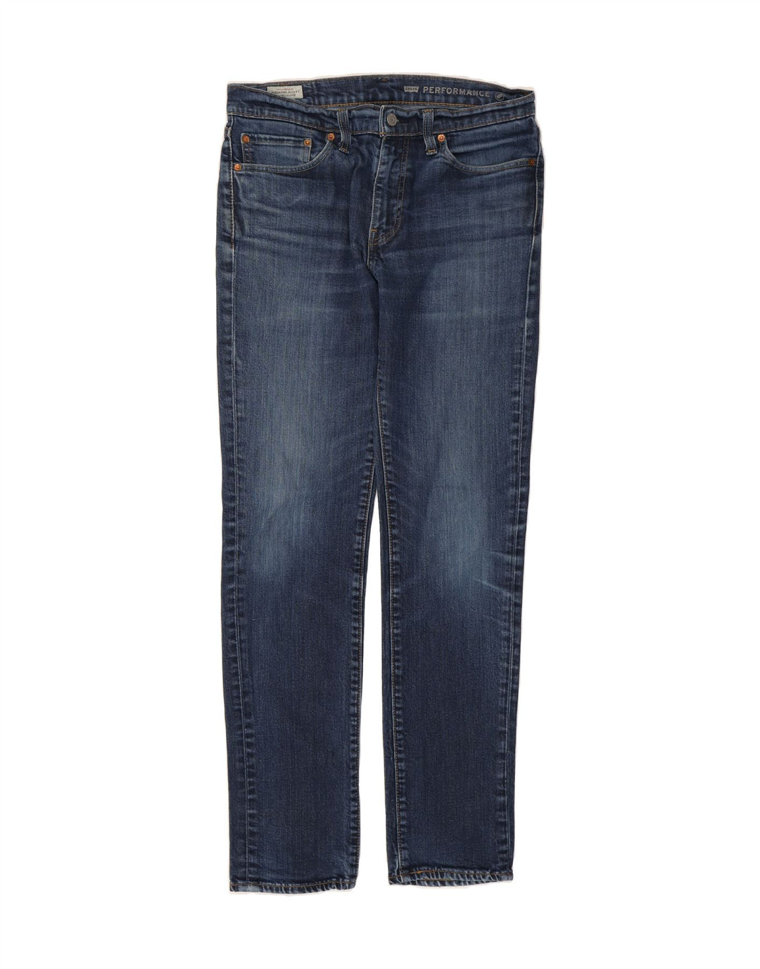 LEVI'S Mens Slim Jeans W32 L34 Blue Cotton Vintage Levi's and Second-Hand Levi's from Messina Hembry 