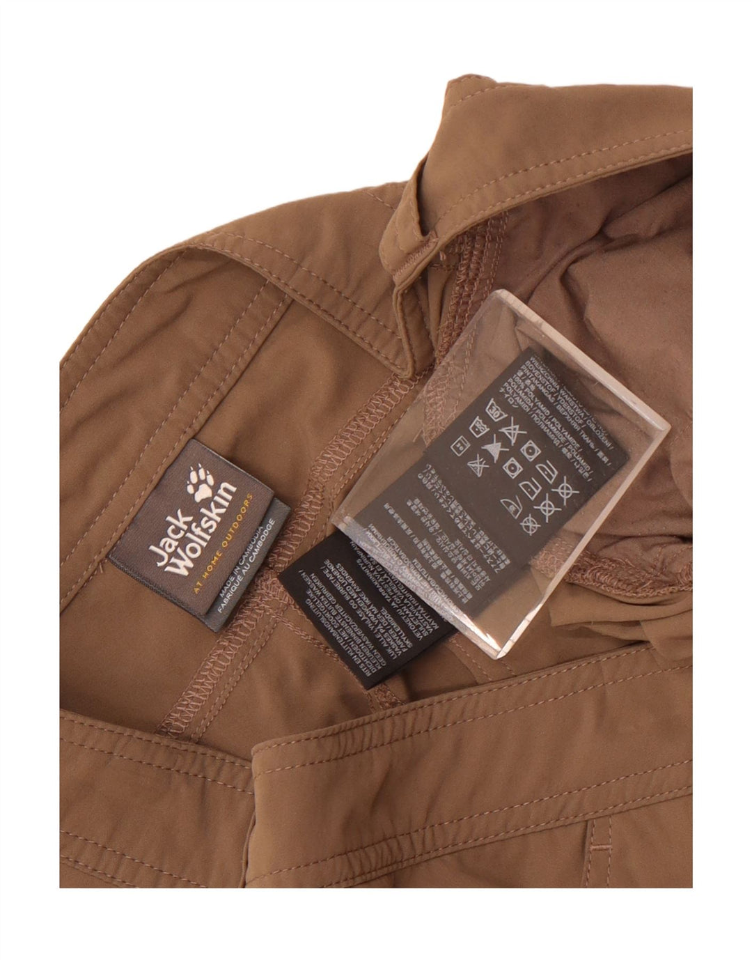 Мужские шорты карго Jack & Jones W40 XL коричневые из полиамида