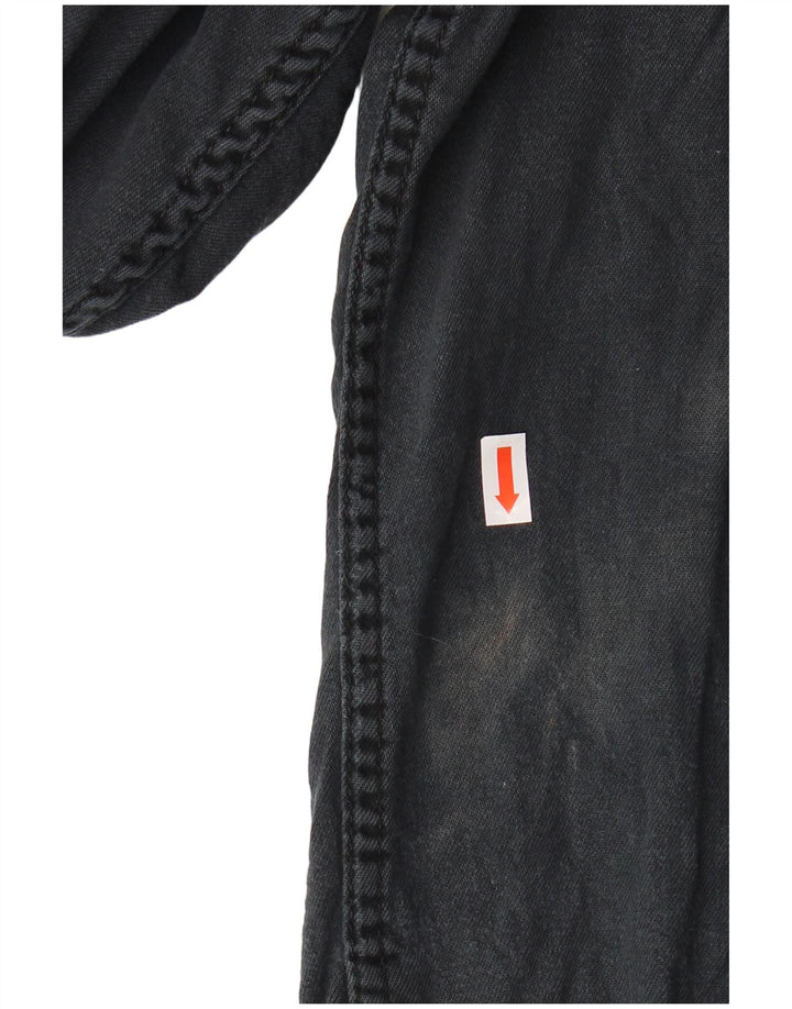 Мужская джинсовая рубашка LEVI'S XL, черный хлопок