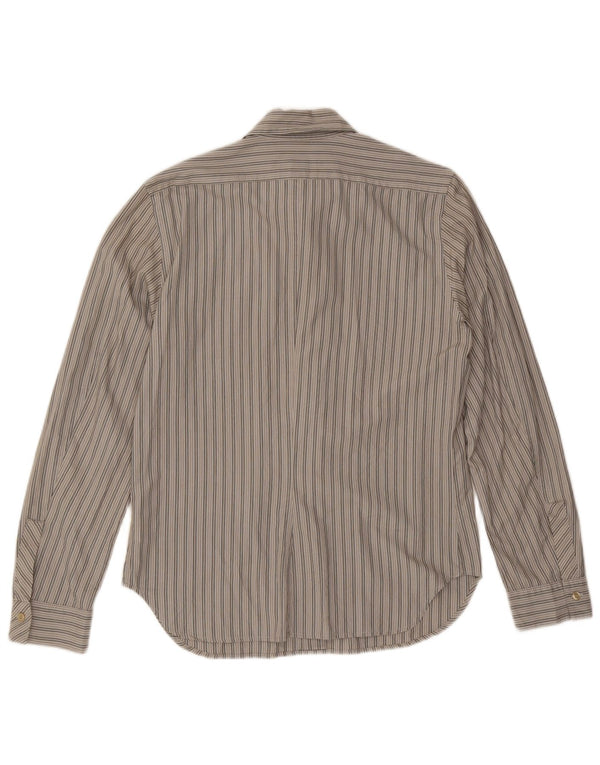 Мужская рубашка Diesel в большую синюю полоску из хлопка