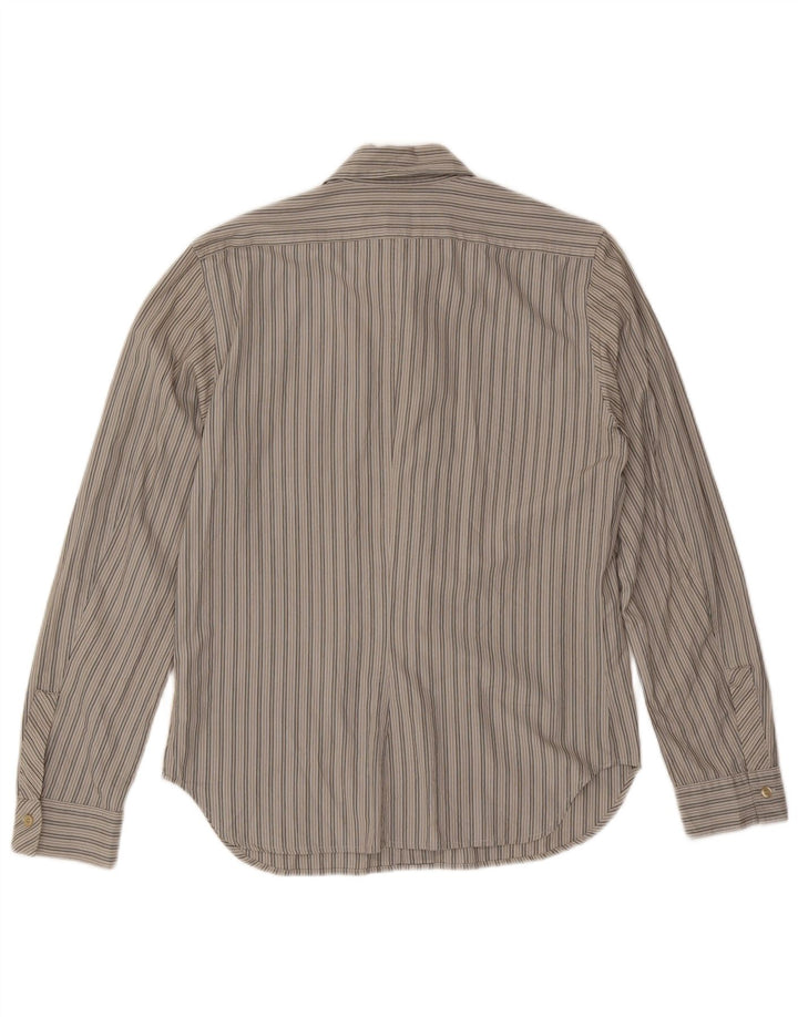 Мужская рубашка Diesel в большую синюю полоску из хлопка