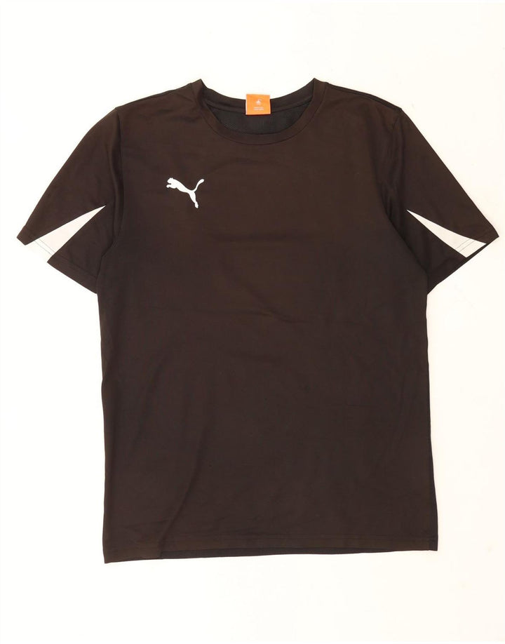 Мужская футболка Puma Top Medium Black с цветными блоками