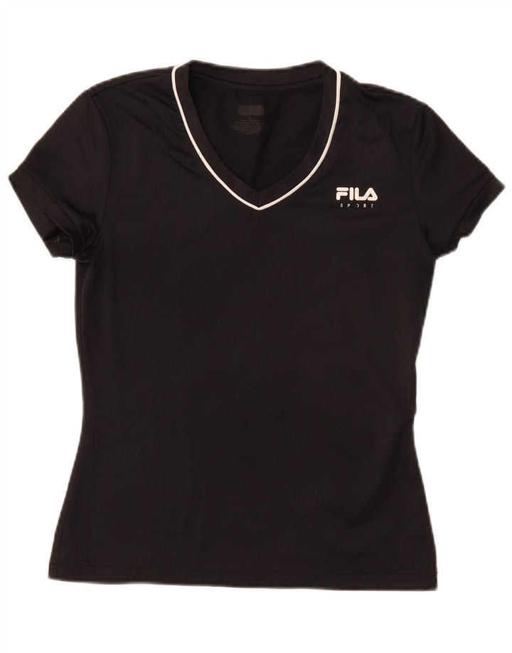 Женская футболка FILA Top UK 6 XS Черная