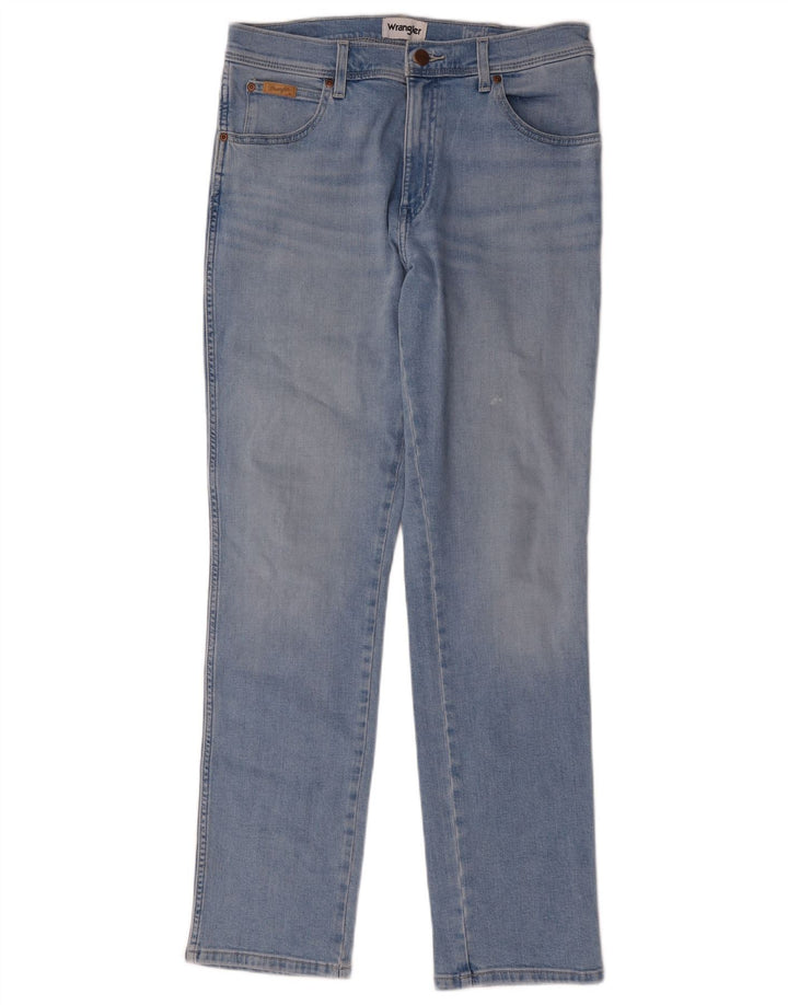 Мужские джинсы Wrangler Texas Slim W33 L32, синий хлопок