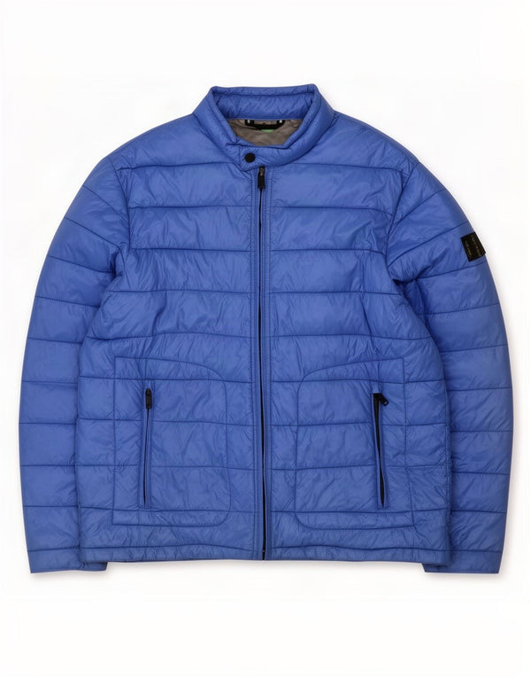 Мужская стеганая куртка Dkny UK 44 2XL Синий Нейлон
