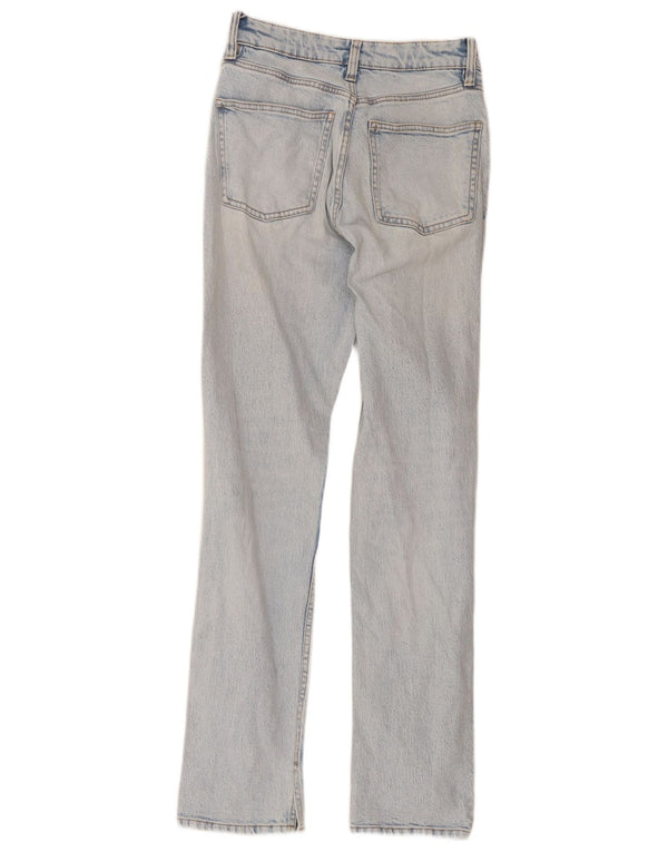 Женские прямые джинсы Zara EU 36 XS W26 L30 синие