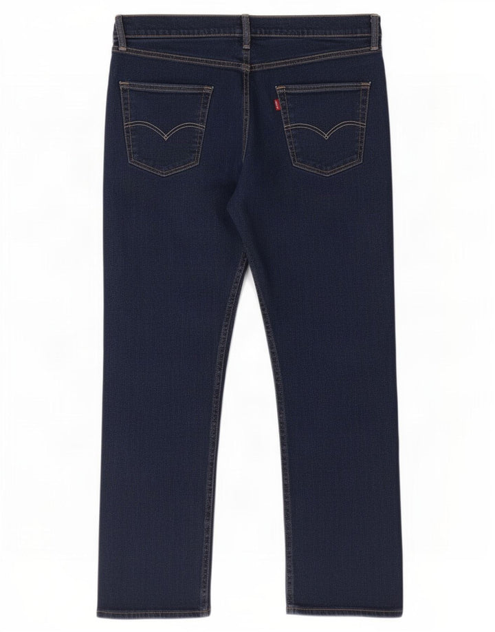 Мужские прямые джинсы Levi's W36 L30 темно-синие, хлопок