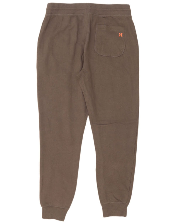Hurley Mens Tracksuit Trousers Joggers Medium  Grey Cotton