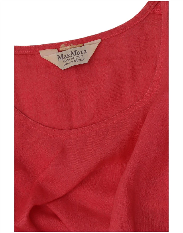 Женская блузка Max Mara Top UK 12 Средний Розовый